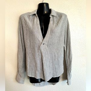 Free People high-low tunic with bat wings, size XS